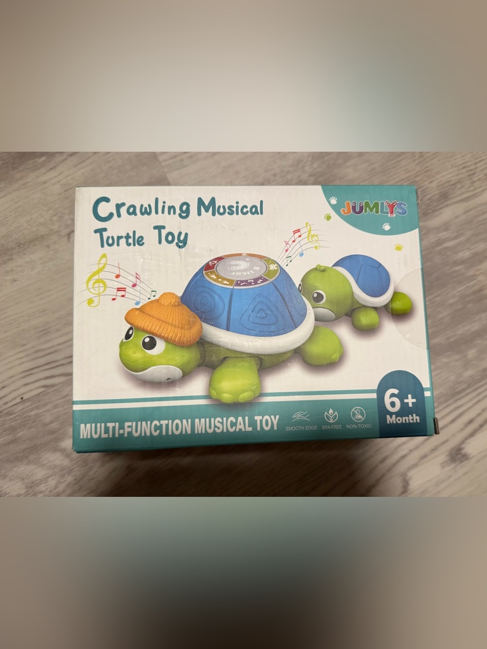 Crawling Musical Turtle Toy - (2)